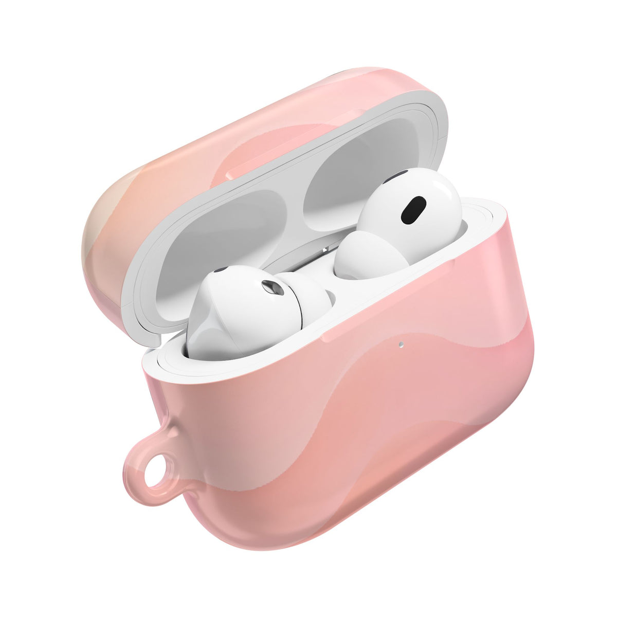 Blush Horizon Waves · Hard Case for AirPods & AirPods Pro · Pink
