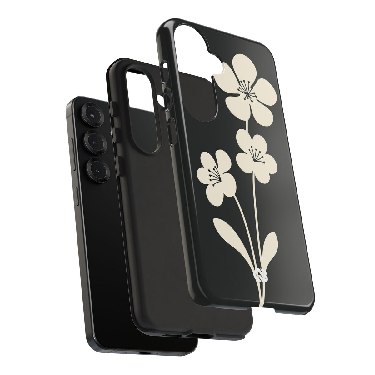 Nordic Blossom · Tough Phone Case for Samsung · Black