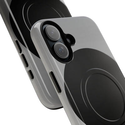 Grey Tough 2.0 Magsafe Phone Case for iPhone - Matte Onyx Sphere