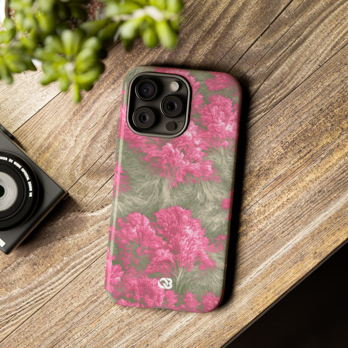 Digital Blossom · Tough Phone Case for iPhone · Pink