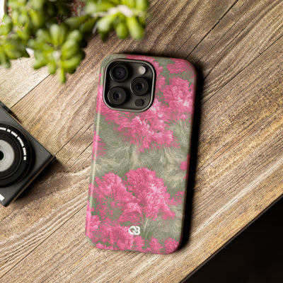 Digital Blossom · Tough Phone Case for iPhone · Pink