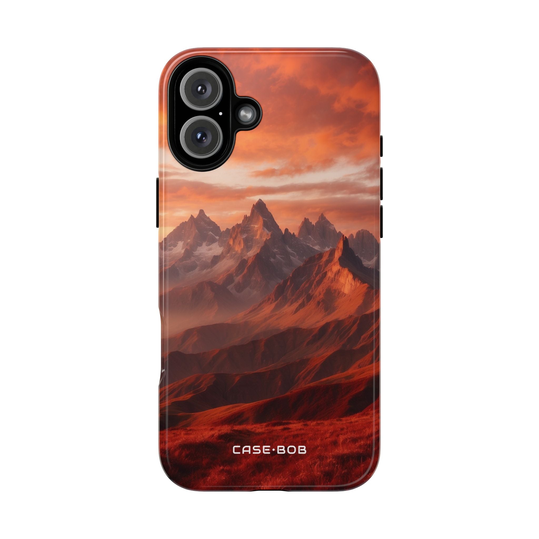 Fiery Peaks iPhone 16 Plus Case - Tough
