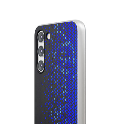 Cobalt Hex Dispersion · Lite Phone Case for Samsung · Blue