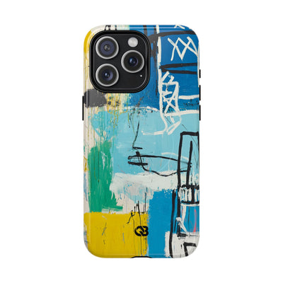 Azure Urban Scribble · Tough+ Phone Case for iPhone · Magsafe