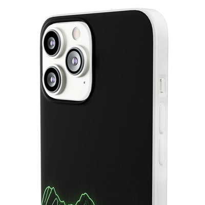 Nordic Mountain Contour · Lite Phone Case for iPhone ·  Black
