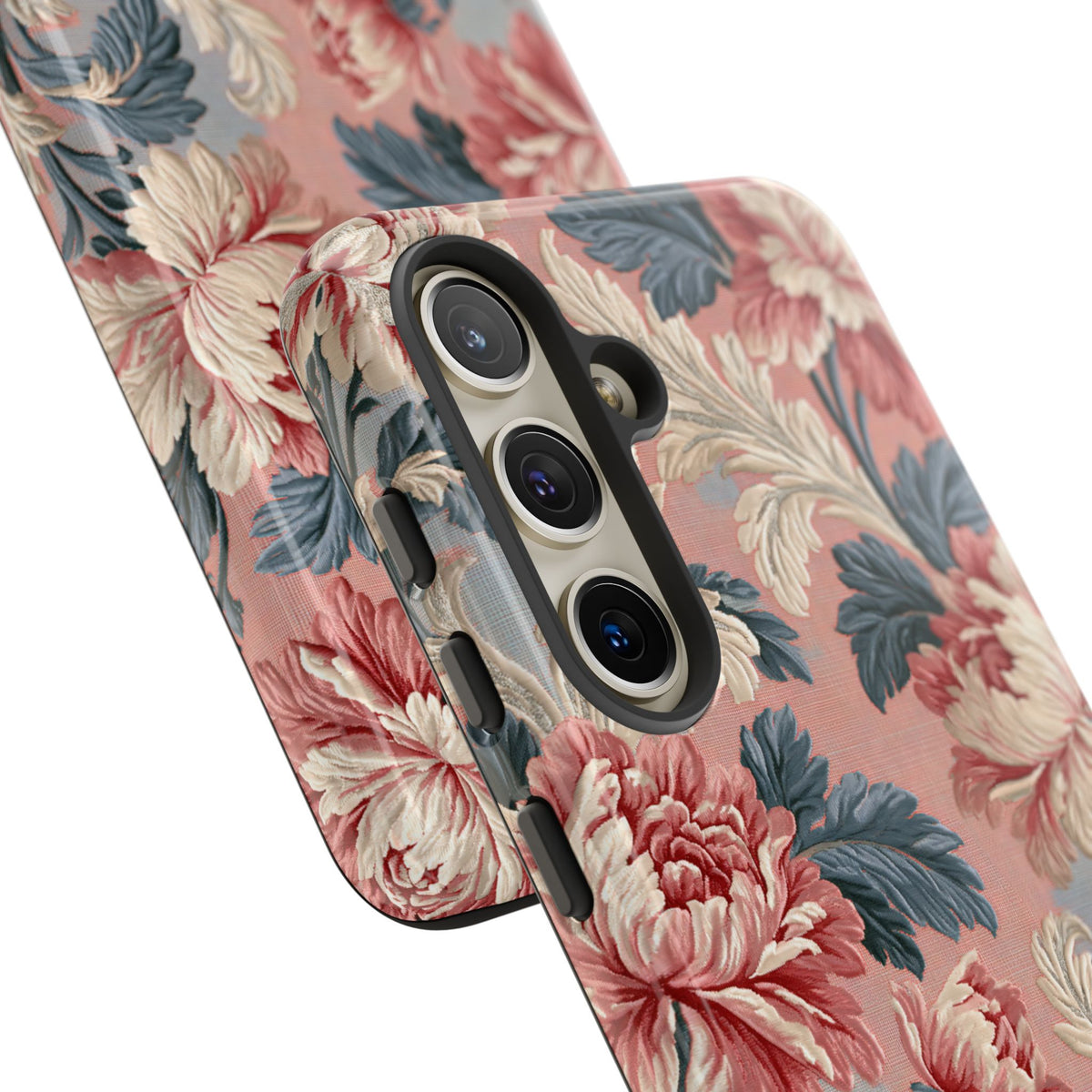 Blush Peony Jacquard · Tough Phone Case for Samsung · Pink