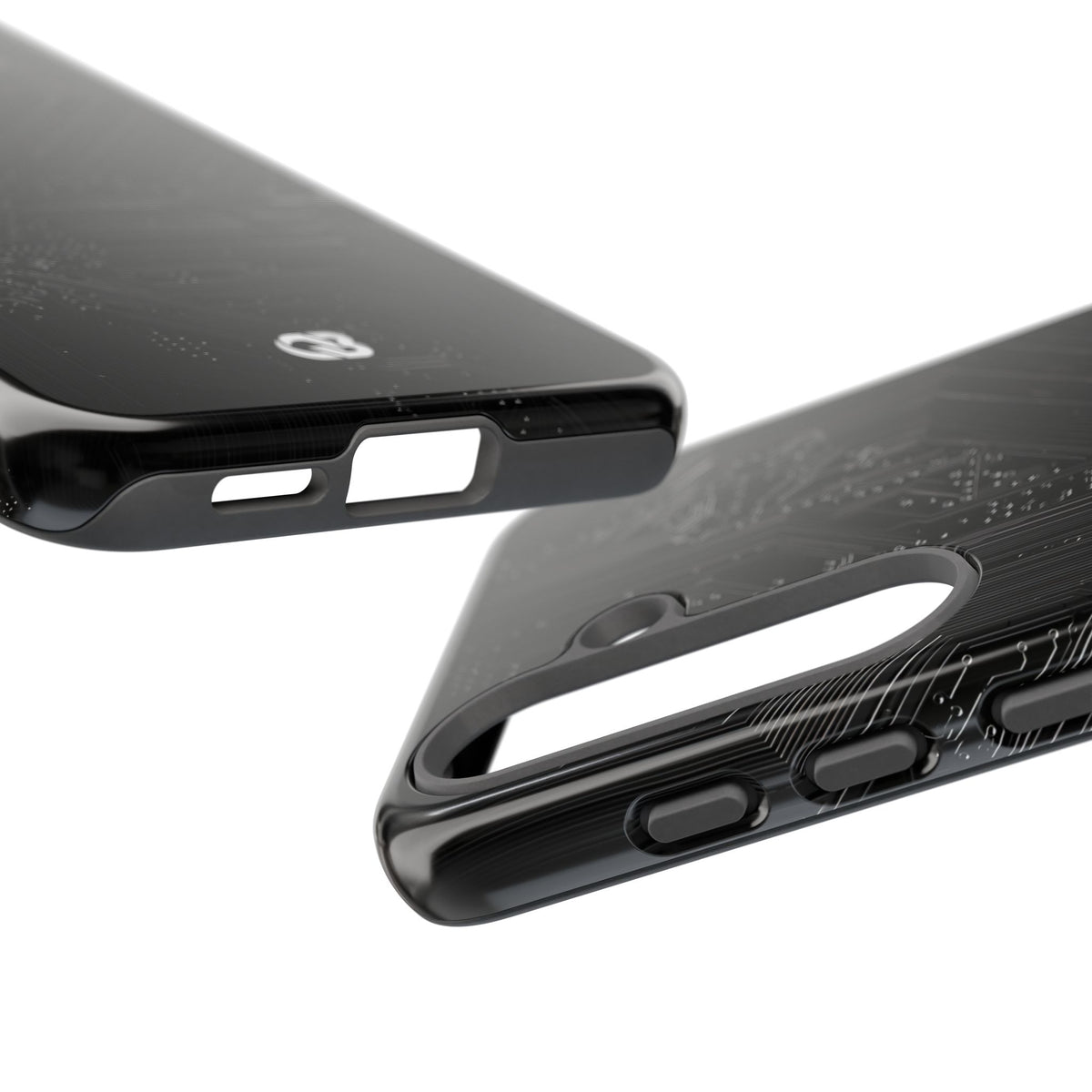 Obsidian Circuitry · Tough Phone Case for Samsung · Black