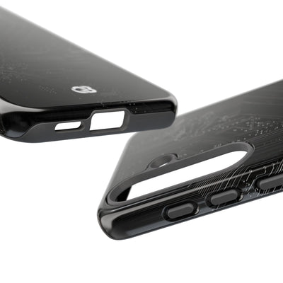 Obsidian Circuitry · Tough Phone Case for Samsung · Black