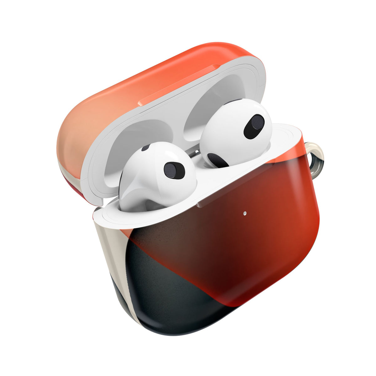 Translucent Crimson Form · Hard Case for AirPods & AirPods Pro · Red