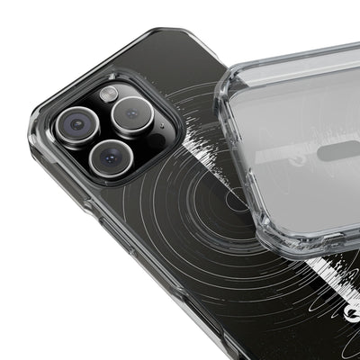 Black Impact MagSafe Phone Case for iPhone - Obsidian Orbital Signal