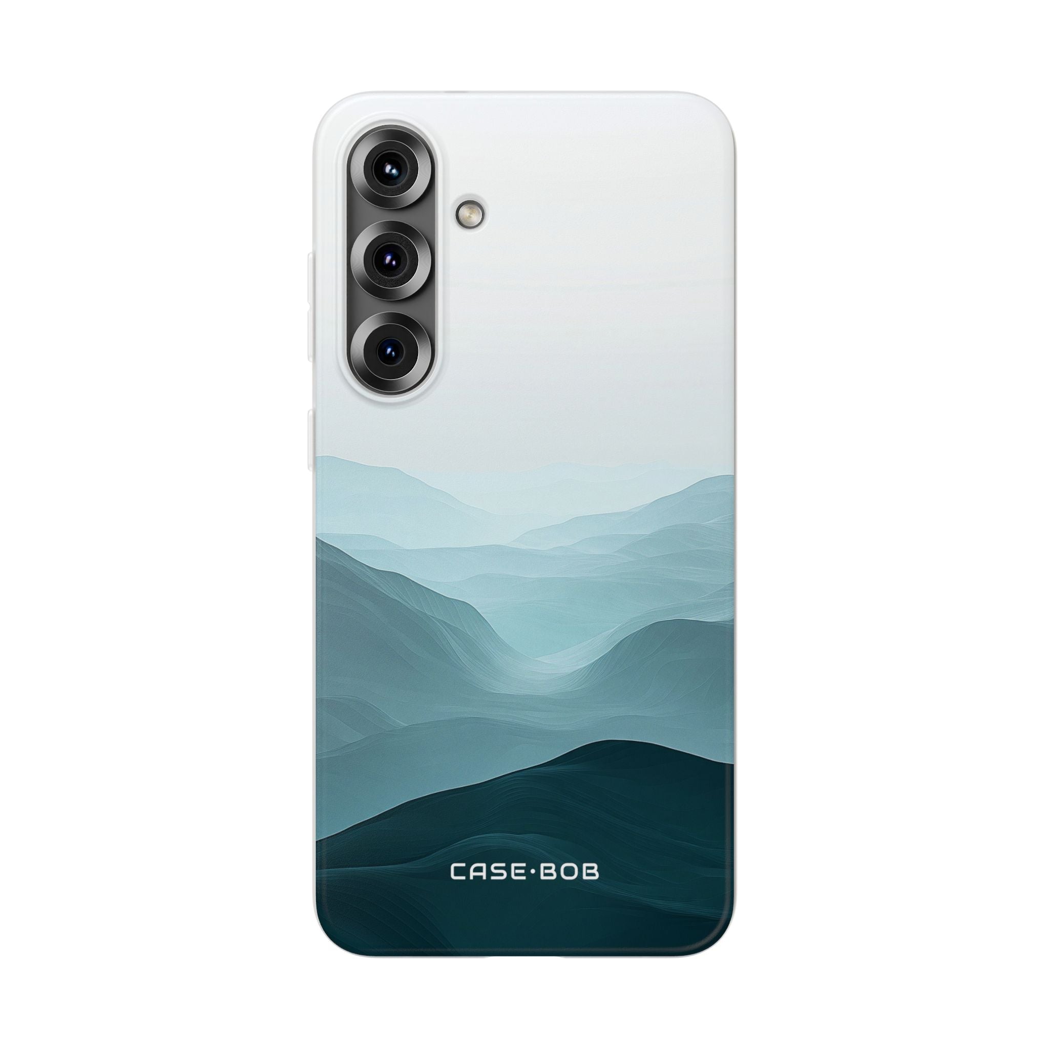 Teal Vein Wave Samsung S25 Plus Case - Soft