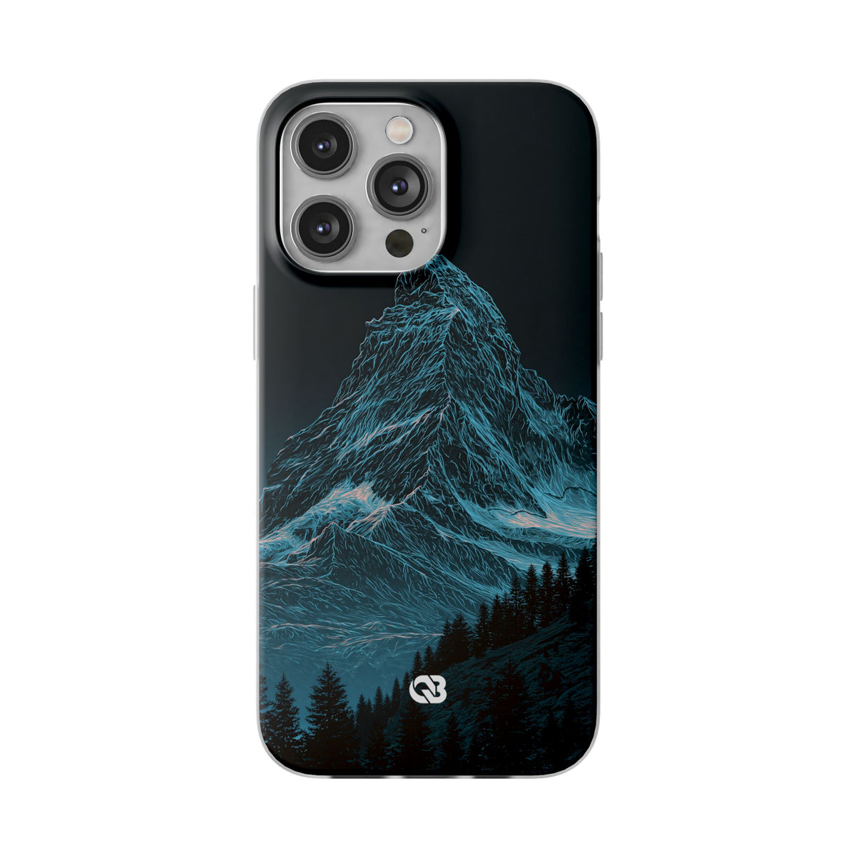 Glacial Alpine Peak · Lite Phone Case for iPhone ·  Blue