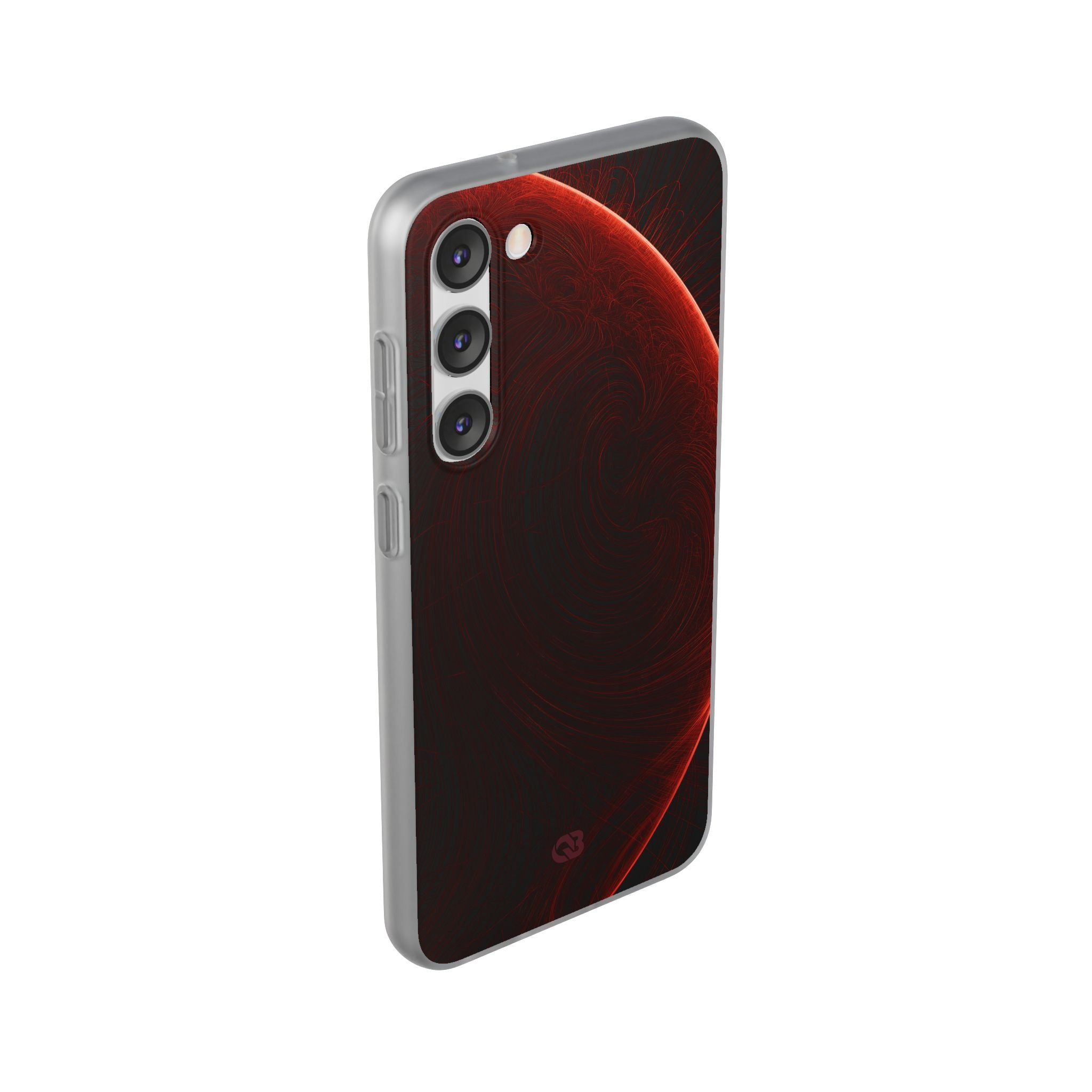 Red Lite Phone Case for Samsung - Crimson Flare Flux