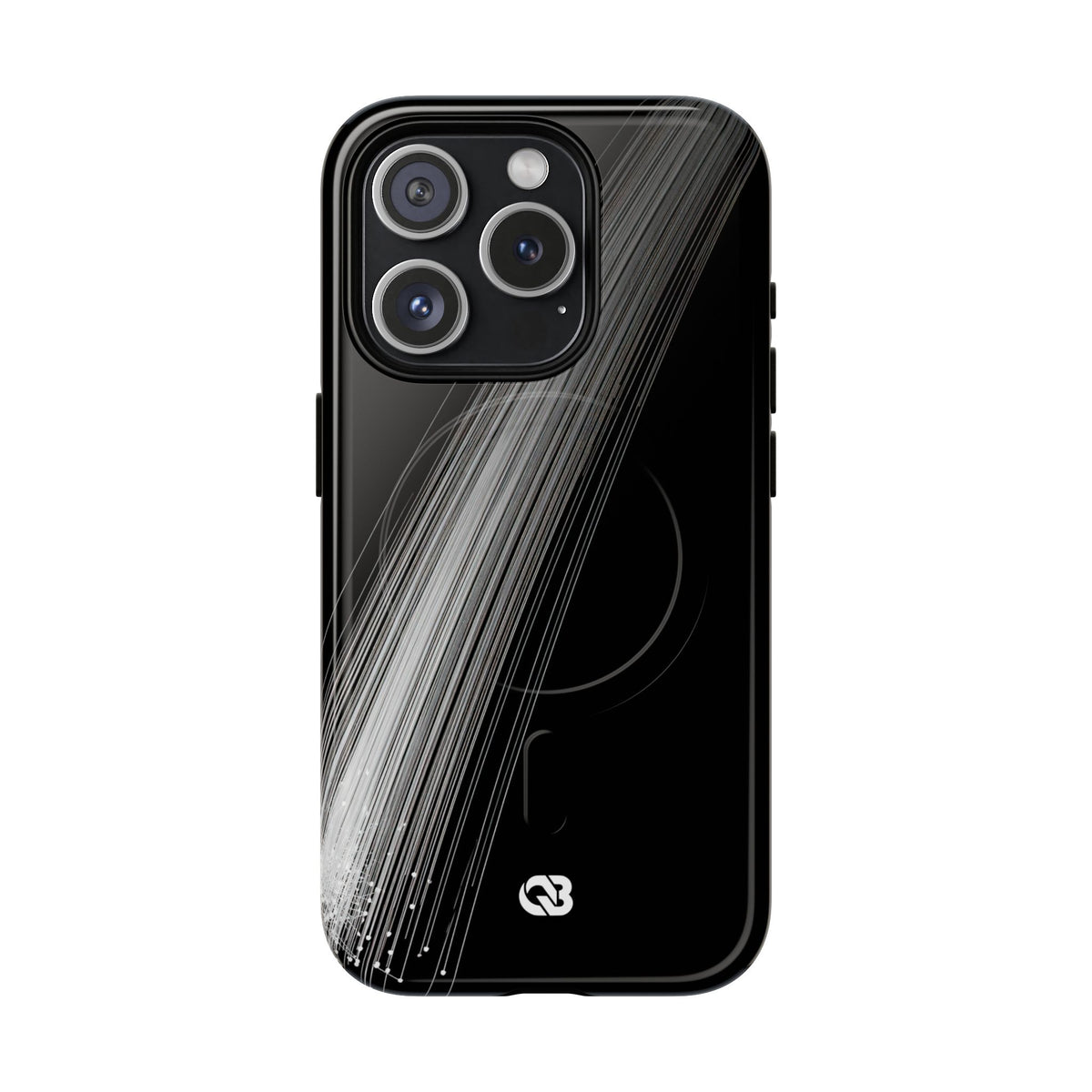 Kinetic Ray Convergence · Tough 2.0 Magnetic Phone Case for iPhone · Black