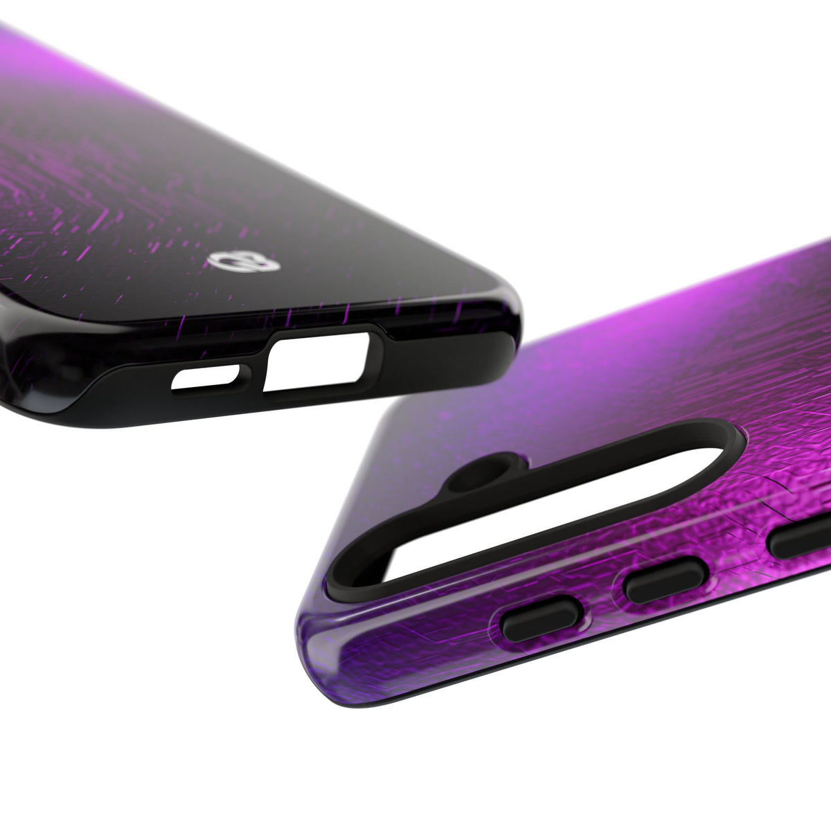 Violet Cyber Circuit · Tough Phone Case for Samsung · Purple