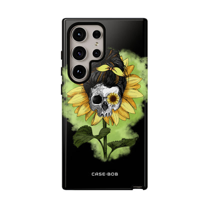 Sonnenblumen-Schädel Samsung S24 Ultra Case - Tough