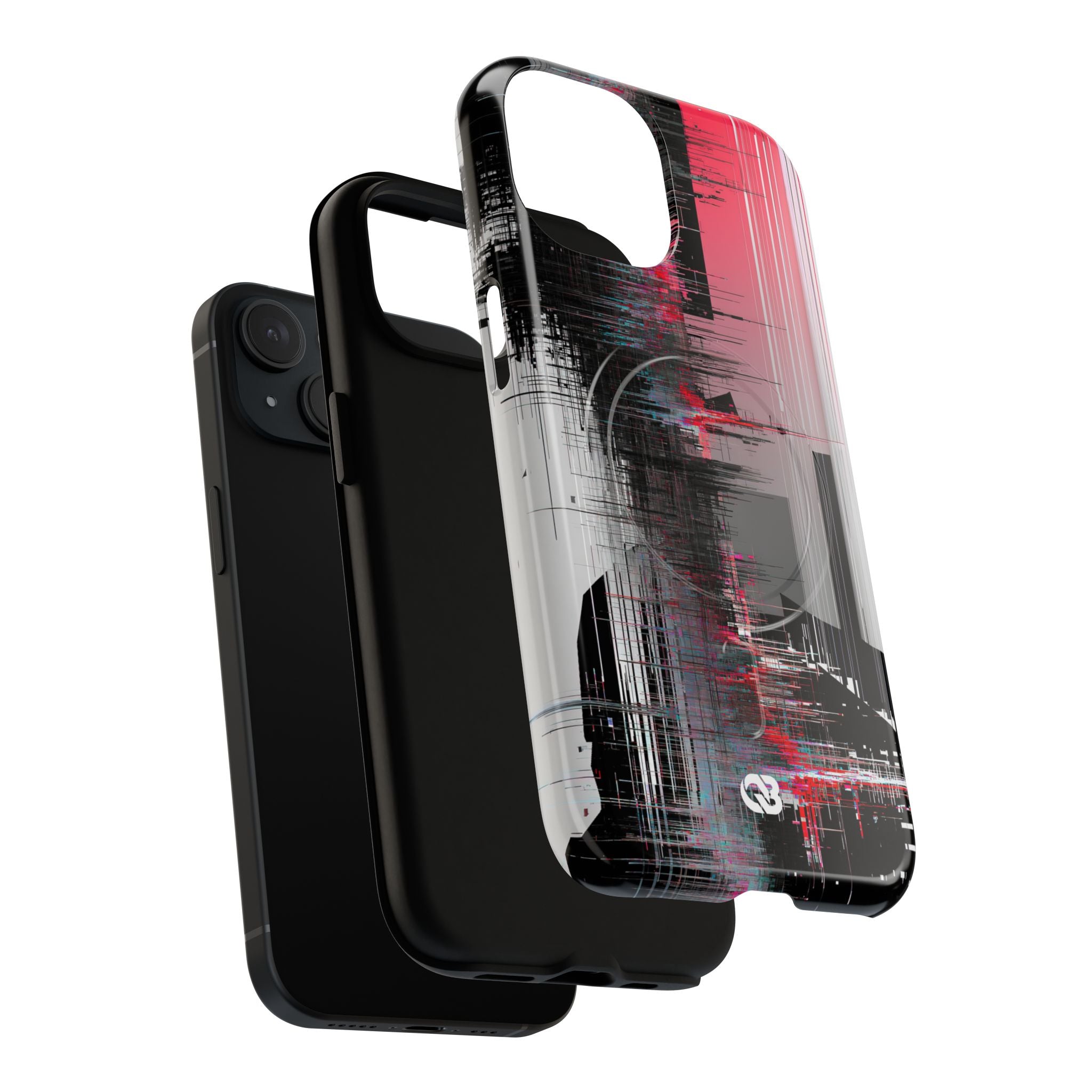 Black Tough 2.0 Magsafe Phone Case for iPhone - Crimson Data Leak