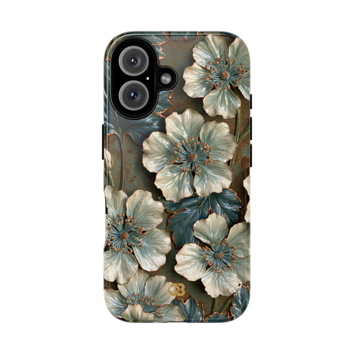 Gilded Blossom Reverie · Tough Phone Case for iPhone · Teal