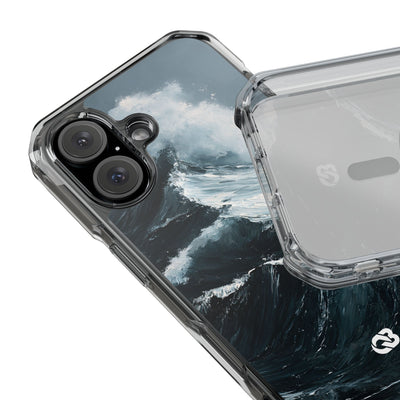 Nordic Swell · Clear Impact Magnetic Phone Case for iPhone · Blue