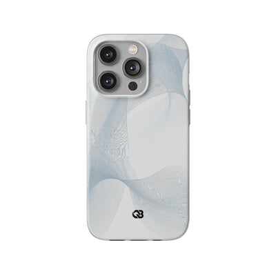 Glacial Contour Waves · Lite Phone Case for iPhone ·  White