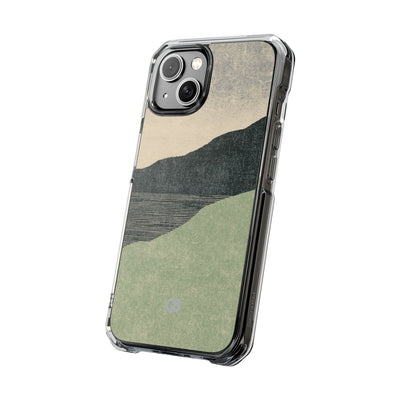 Green Impact MagSafe Phone Case for iPhone - Moss Ridge Grain
