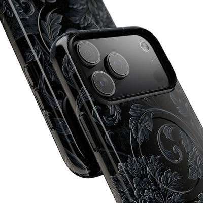 Obsidian Damask · Tough 2.0 Magnetic Phone Case for iPhone · Black