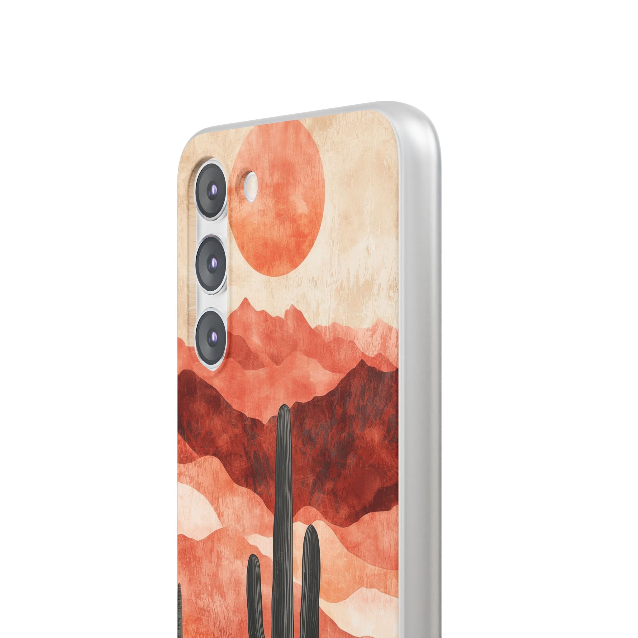 Terracotta Desert Sun · Soft Phone Case for Samsung
