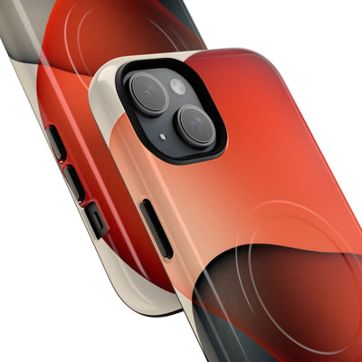 Translucent Crimson Form · Tough 2.0 Magnetic Phone Case for iPhone · Red