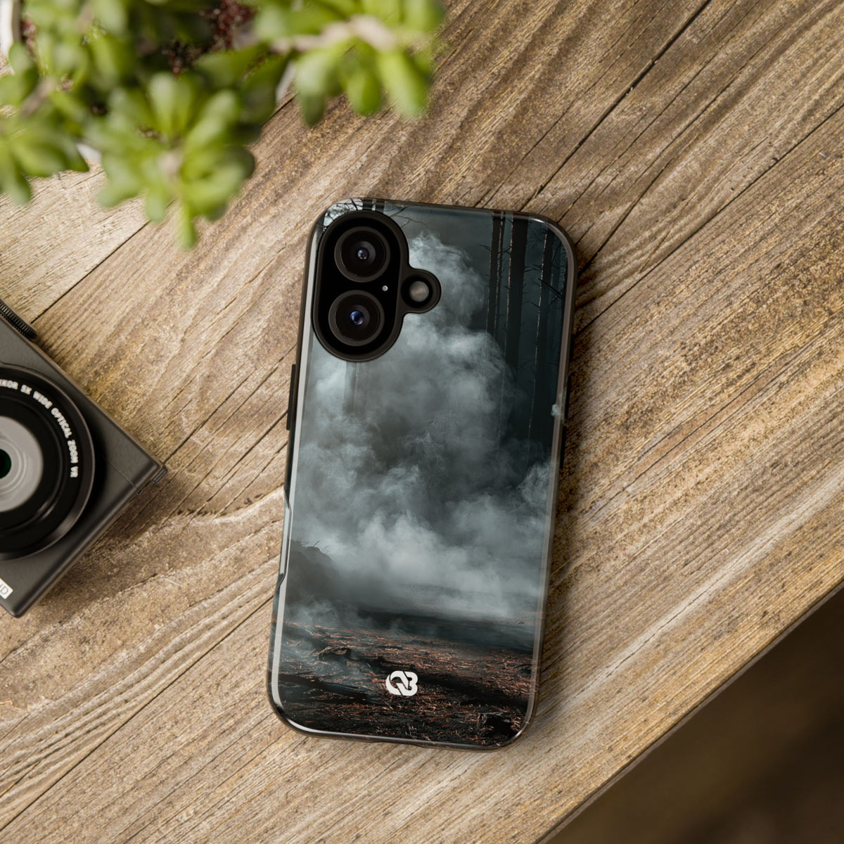 Shadowed Pine Mist · Tough Phone Case for iPhone · Black
