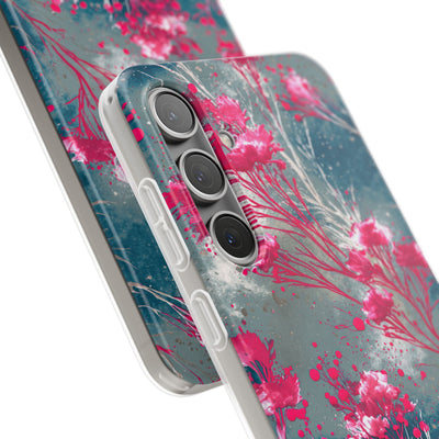 Cyber Blossom · Lite Phone Case for Samsung · Teal