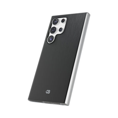 Obsidian Brushed Steel · Lite Phone Case for Samsung · Black