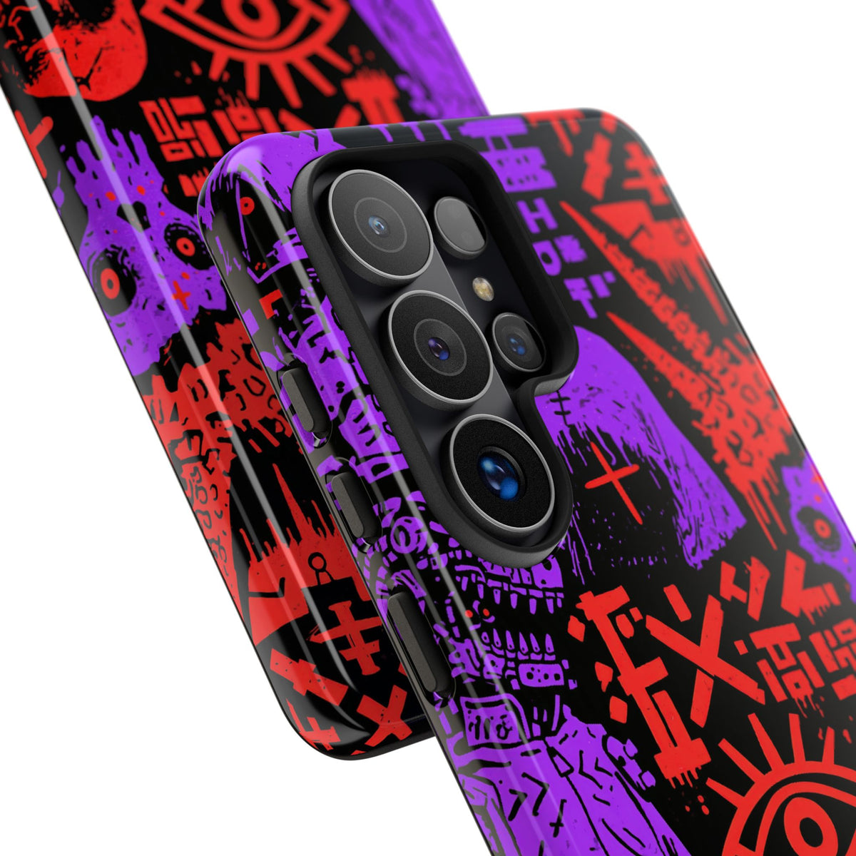 Underground Cyber Glyphs · Tough Phone Case for Samsung · Black