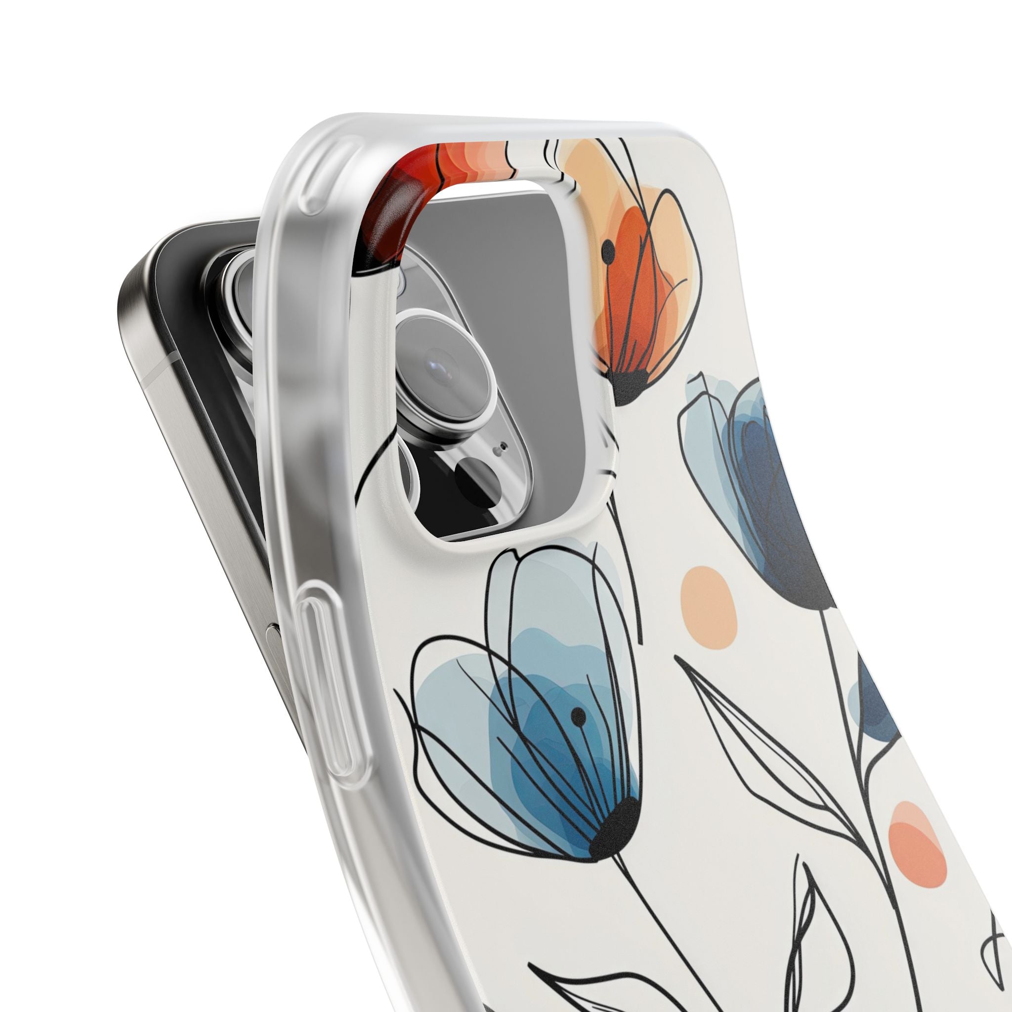 Ink Watercolor Tulips · Soft