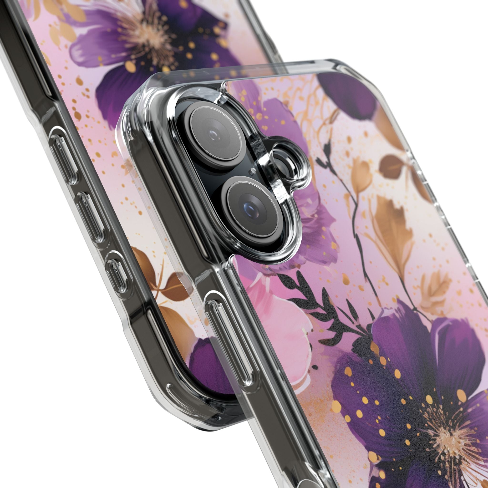 Gilded Violet Bloom · Impact Custodia per iPhone · Magsafe