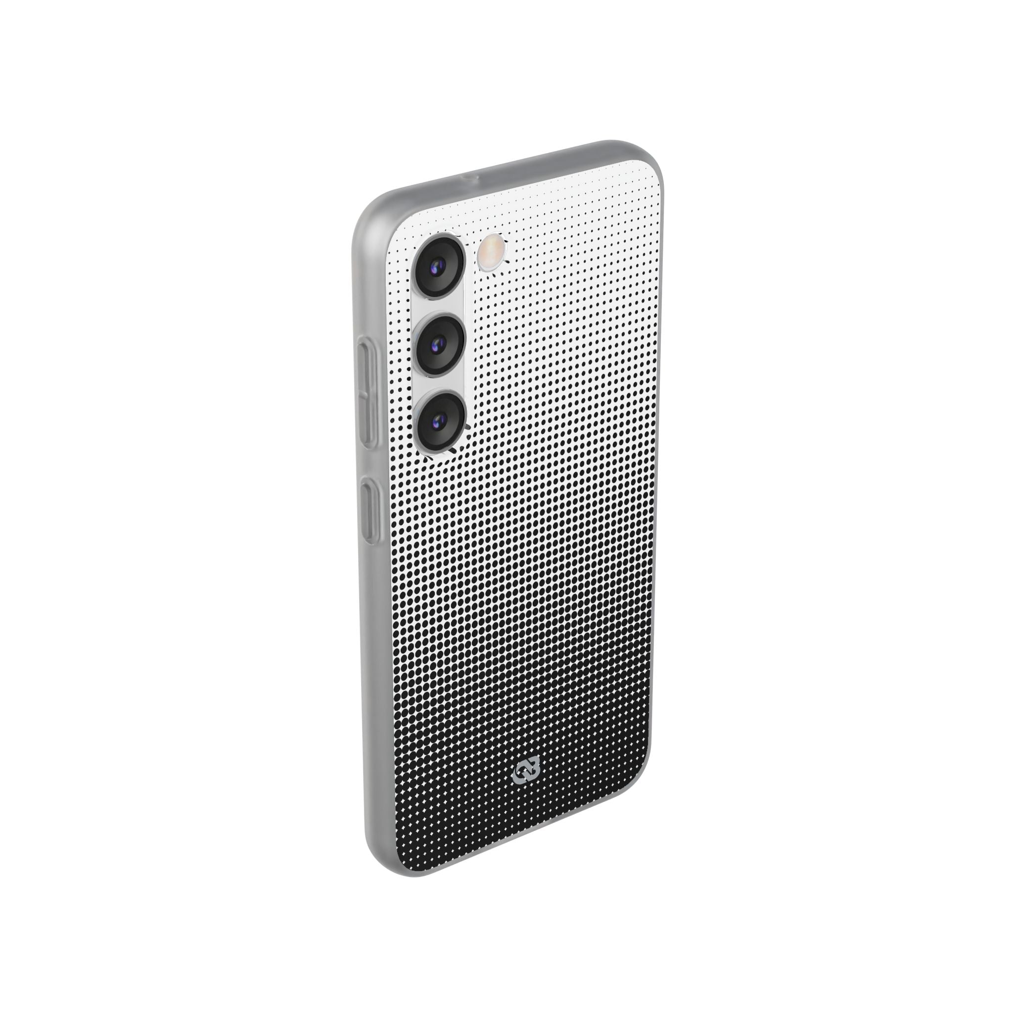 Black Lite Phone Case for Samsung - Obsidian Halftone Flux