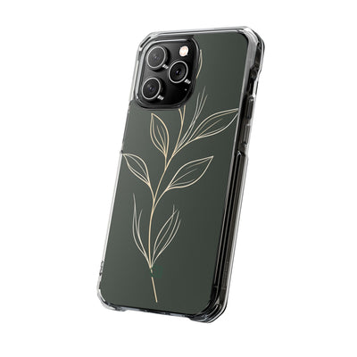 Green Impact MagSafe Phone Case for iPhone - Deep Moss Willow