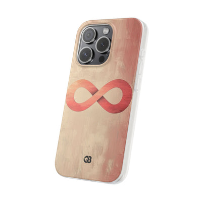 Terracotta Infinity Stroke · Soft Phone Case for iPhone