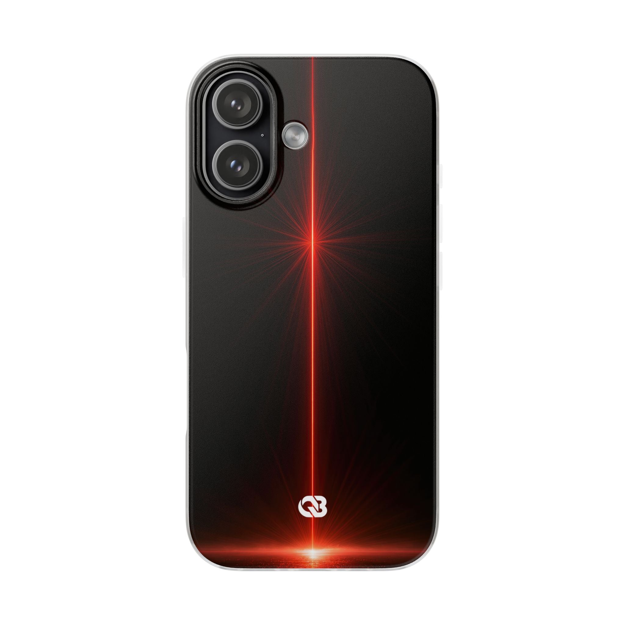 Red Lite Phone Case for iPhone - Crimson Flare Vector