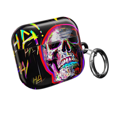 Neon Skeleton Laughter - AirPods Case