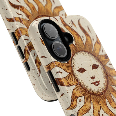 Rustic Solar Mask · Tough+ Phone Case for iPhone · Magsafe