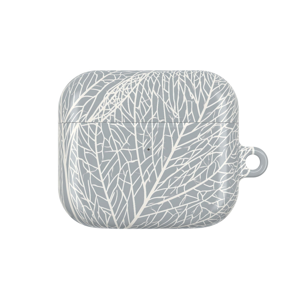 Minimal Leaf Skeleton · Hard Case for AirPods & AirPods Pro · Grey