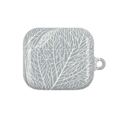 Minimal Leaf Skeleton · Hard Case for AirPods & AirPods Pro · Grey