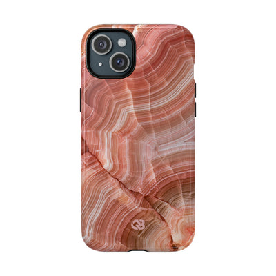 Blushing Rose Strata · Tough 2.0 Magnetic Phone Case for iPhone · Pink
