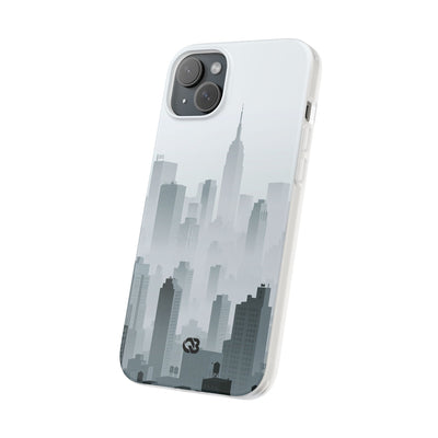Grey Lite Phone Case for iPhone - Steel Mist Skyline