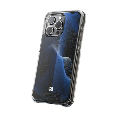 Blue Impact MagSafe Phone Case for iPhone - Electric Blue Flux