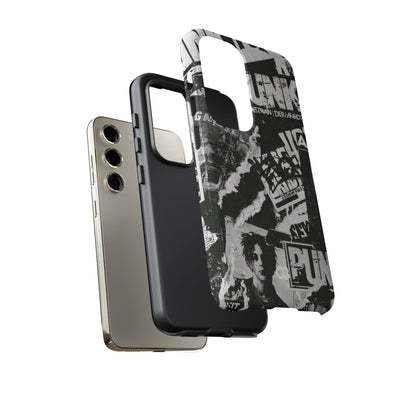 Underground Punk Collage · Tough Phone Case for Samsung · Black
