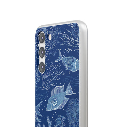 Navy Scale Reef Samsung S23 Plus Case - Soft