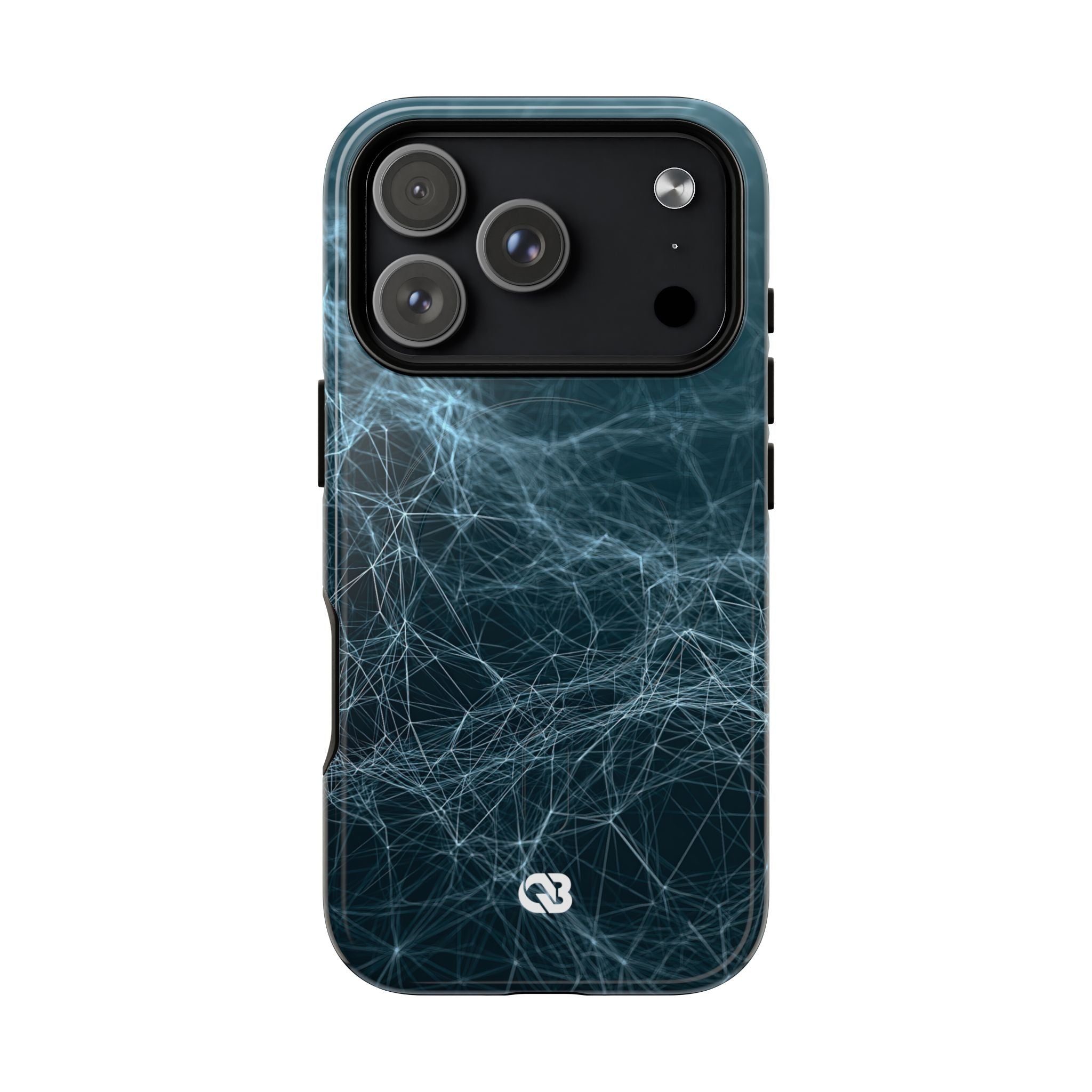 Teal Tough 2.0 Magsafe Phone Case for iPhone - Arctic Neural Mesh