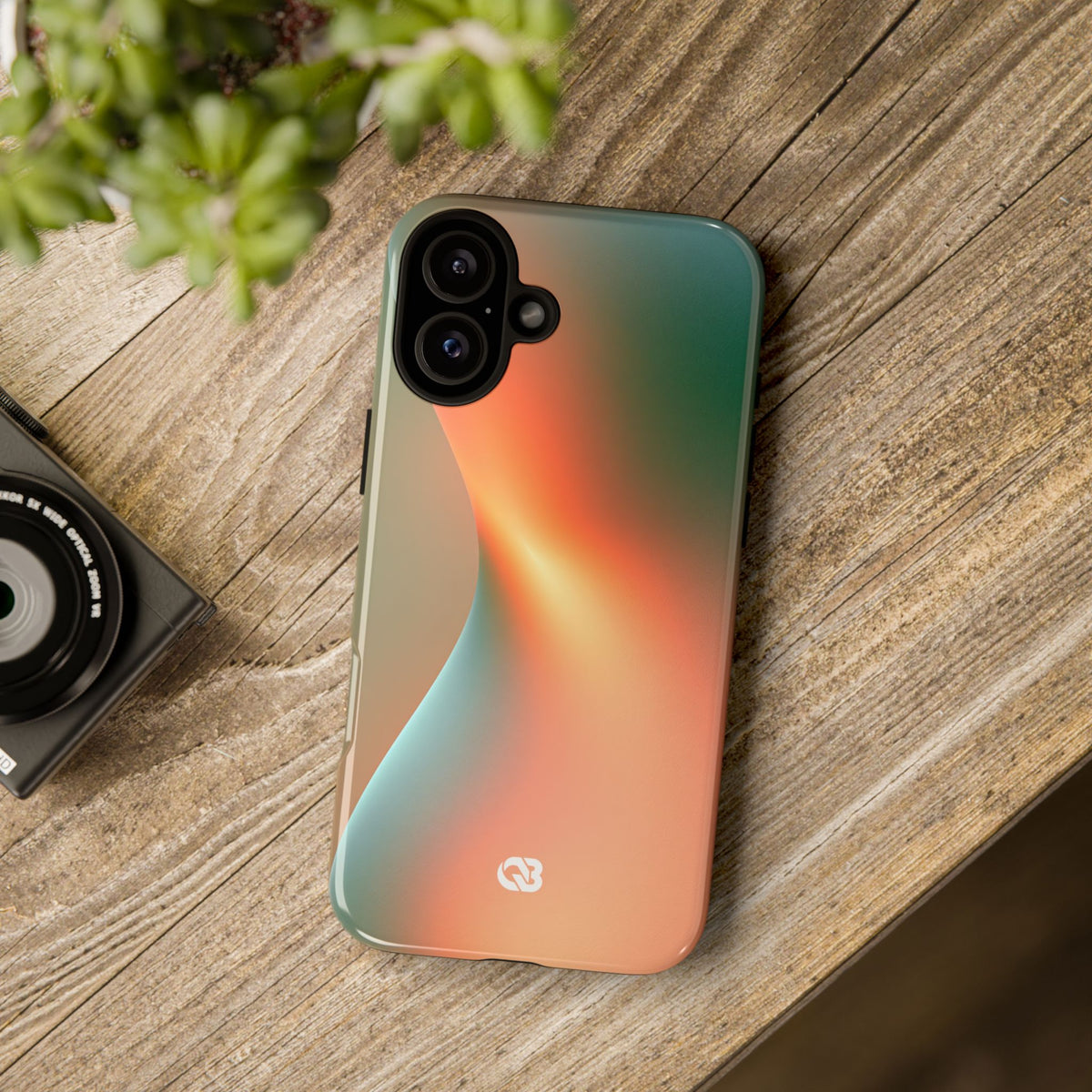 Radiant Contour · Tough Phone Case for iPhone · Orange
