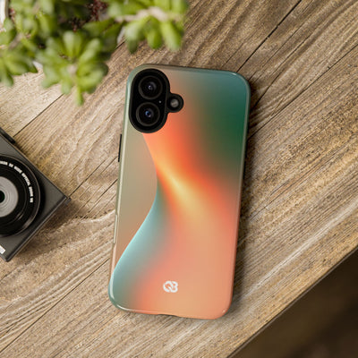 Radiant Contour · Tough Phone Case for iPhone · Orange